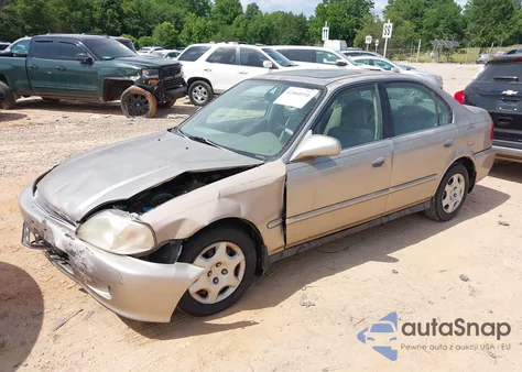 2000 Honda Civic Ex z USA, uszkodzony, nr VIN 1HGEJ8647YL023895